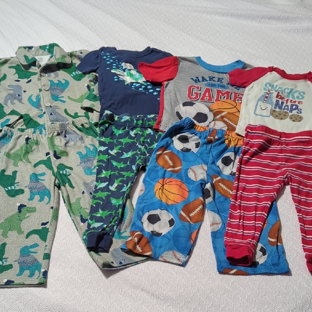 Kids Dinosaur and Sports Pajama Set